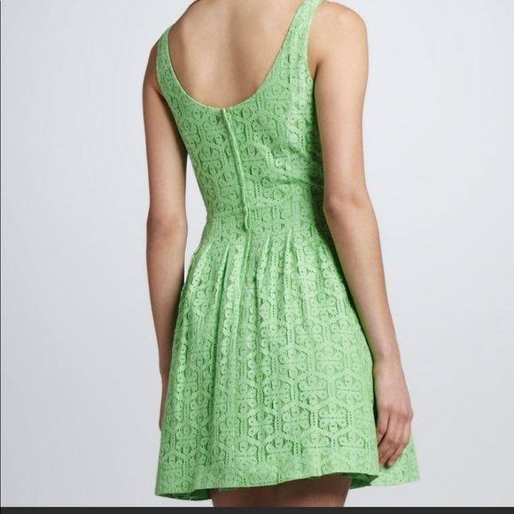 Lilly Pulitzer Posey Daisy Lane green lace dress 2 - Picture 10 of 11